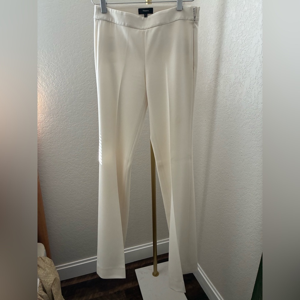 Theory Cream Women's Trousers